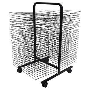 2025新款4K油画晾画架8开丝网风干架4开晒画室专用晒乾架收纳架