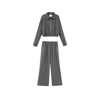 TurnSignal短款外套阔腿裤套装