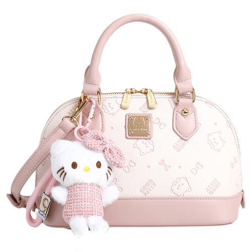 官网正品Cow&Kitty2026新款粉色贝壳包女轻奢小众可爱手提单肩包