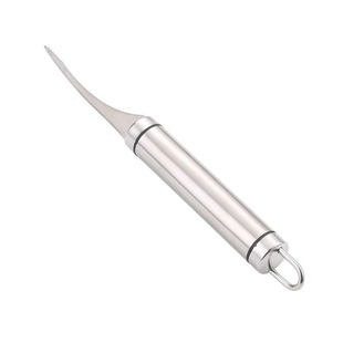 不锈钢虾线剔除刀厨房开虾背挑虾肠去除虾线刀剥虾工具二合一神器