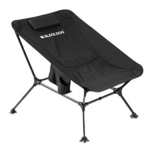 BLACKDOG黑狗户外躺平椅露营椅休闲折叠野外午休沙滩椅便携月亮椅