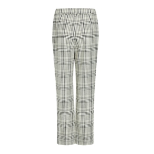 【意大利进口面料】玛丝菲尔秋季新款黑白格纹萝卜裤休闲裤