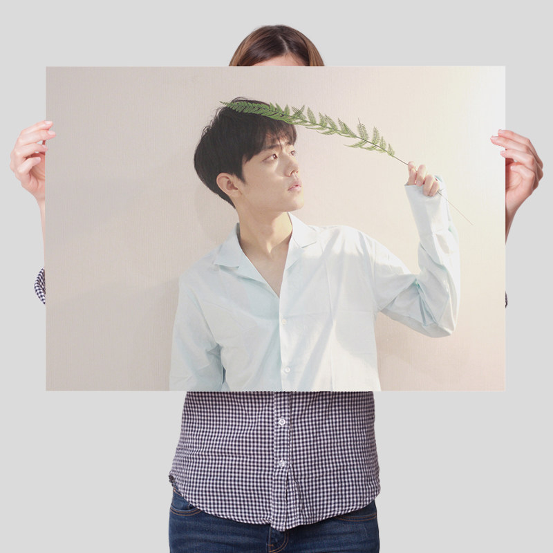 陈情令海报定制肖战王一博魏无羡蓝忘机高清壁纸宿舍卧室自粘墙贴