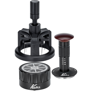 咖啡压粉器套装布粉器松粉针三件套咖啡机51/53/58咖啡工具全套