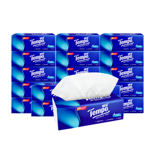 Tempo得宝纸巾家庭装4层20包 德宝餐巾纸家用抽纸整箱实惠装