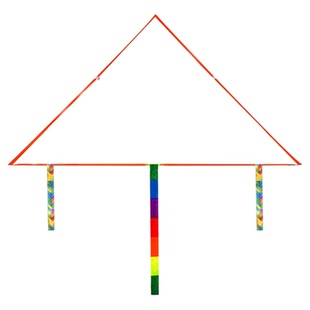 团购空白纸鸢风筝diy材料包儿童手绘涂鸦手工幼儿园小学生半成品