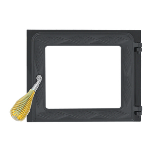 新款耐用家用民宿镶嵌式壁炉门欧式火炉门多功能特厚耐高温炉门