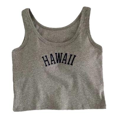 少女背心字母刺绣百搭聚拢防下垂