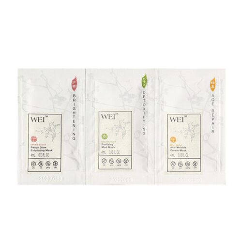 WEI/蔚蓝之美 红景天玄气三层理纹+红糖+蜂毒面膜4ML 小样 清洁