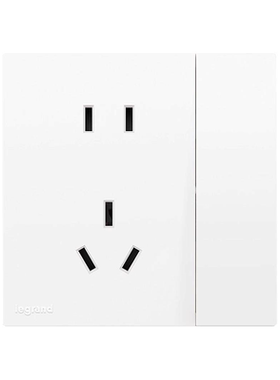 罗格朗开关插座面板墙壁畅境白色