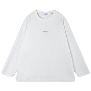 MUCMUKN【万能叠搭】sorona凉感极简小字母印花百搭白T恤男童26春