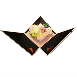 放钱花束包装盒空盒子女生礼品盒情人节惊喜礼物盒双层装现金花盒