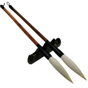 草帽崔毛笔动物毛小提斗羊毫加键弹性楷书隶书行草书春联国画专用