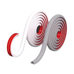 明装线槽pvc线槽硅胶隐形电线收纳走线神器防踩地线槽电缆走线槽