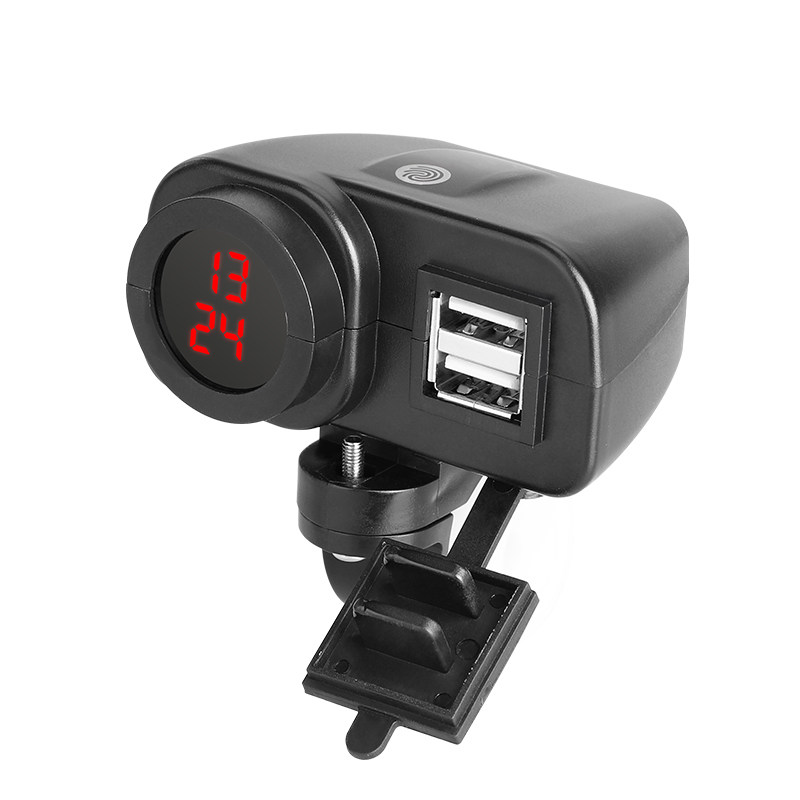 摩托车手机充电器qc防水改装usb