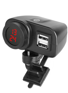 摩托车手机充电器qc防水改装usb