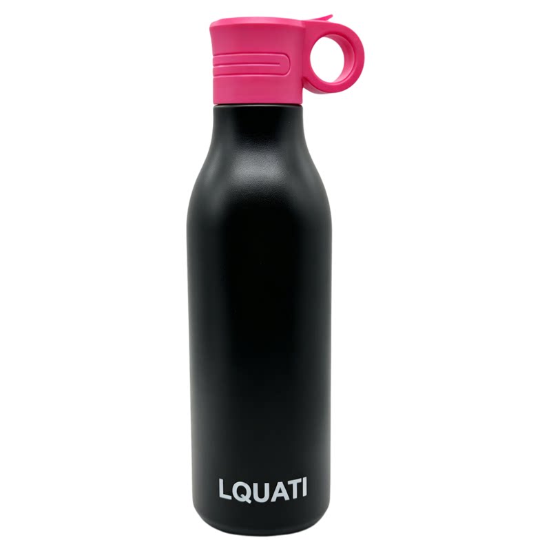LQUATI不锈钢保温吸管水瓶钛吸管
