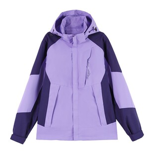 啄木鸟户外冲锋衣女款2026新款春秋薄款宽松小个子女士休闲外套潮