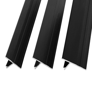 悬浮吊顶收口条铝合金装饰条阴影缝型材t型u型槽石膏板收边条坯料