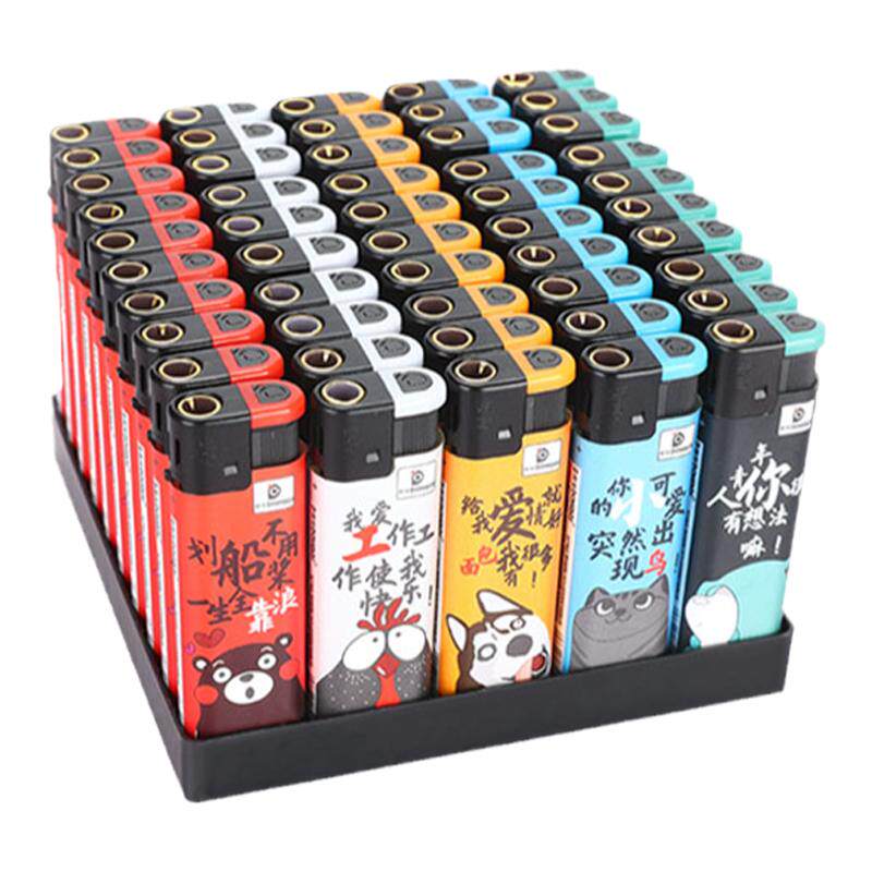 东奇直冲蓝焰图案美观舒适打火机