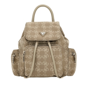 GUESS女士通勤出游多口袋大容量双肩包-V4BZ13WGLV2