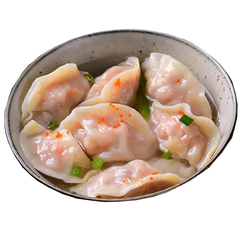 广式鲜虾蟹籽饺子手工水饺猪肉虾水饺/煎饺/虾饺
