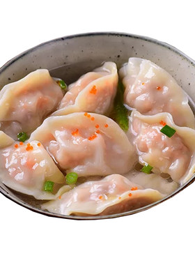 广式鲜虾蟹籽饺子手工水饺猪肉虾仁冷冻蒸饺虾饺皇港式