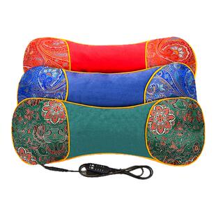 电加热艾草颈椎枕头护颈椎艾灸热敷包睡觉专用枕加热助睡眠颈椎枕