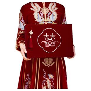 彩礼钱盒子订婚高端装彩礼现金礼盒高档10万20万结婚礼金盒礼金箱