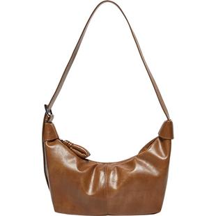 百思图2025冬季商场新款腋下饺子包hobo包生日礼物女包TY074DX5