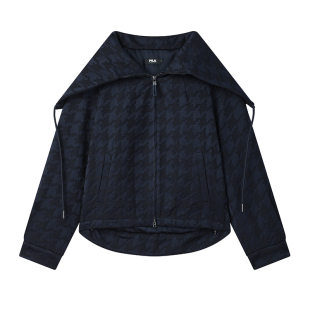 FILA Emerald斐乐女士棉服2025春新款时尚休闲宽松保暖大领子外套