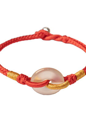 手绳编织平安扣手链男女饰品礼物