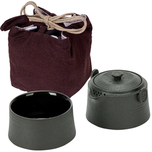 万仟堂便携茶具快客杯一壶一杯户外露营便携式旅行茶具君子之交