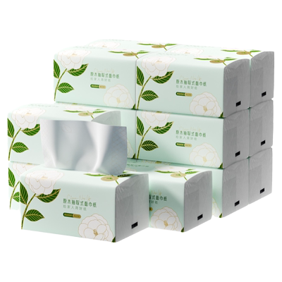 升级5层！山茶花抽纸40包460张！