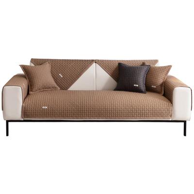 新款纯棉日式防滑沙发垫四季通用