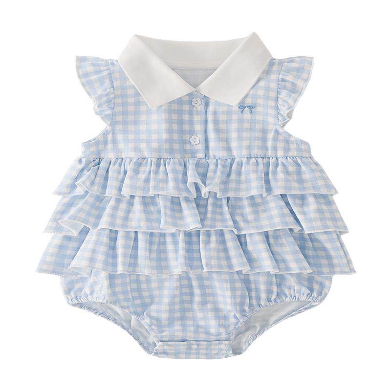 jellybaby女童夏季三角爬服