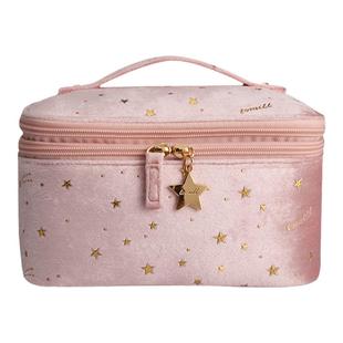 化妆包女2026新款大容量外出化妆包TOMILL丝绒便携超火复古轻奢风