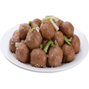 海欣撒尿肉丸500g关东煮牛肉风味丸火锅串串食材包心丸子猪瘦肉丸