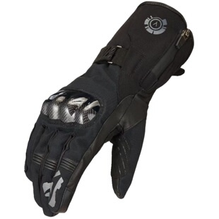 SBK SW22 摩托车冬季骑行手套长款防风防水内里加绒加厚触控真皮