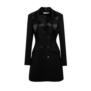 关晓彤同款YES BY YESIR叶谦设计师轻奢高级感立体剪裁西装连衣裙