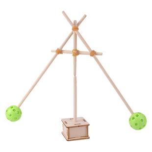 科学实验小发明不倒的陀螺物理重心玩具科技小制作幼儿园手工材料