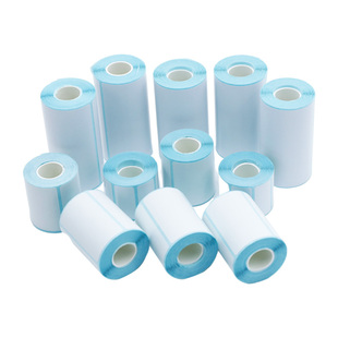 小卷芯三防热敏标签54X40 30商米Q宝V2群索PDA5501扫码终端打印纸