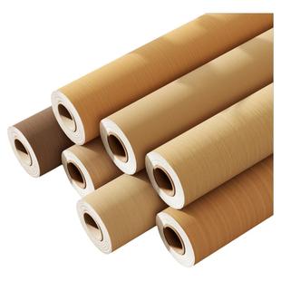 超厚进口仿木纹膜LG波音软片贴皮原木色酒店防水阻燃家具自粘贴纸