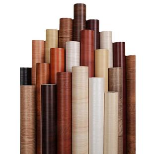 木纹贴纸自粘家具翻新贴纸桌面防水门贴墙纸厨房桌子防油防潮卧室