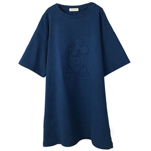 磨毛T恤女短袖新款韩版宽松加厚凹凸印内搭洋气简约打底衫女秋冬