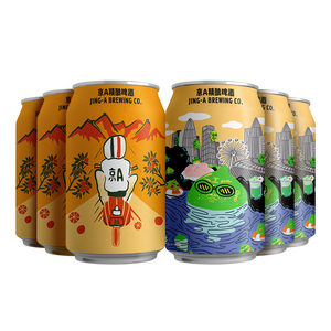 【新品】京A精酿啤酒果味啤酒330ml*6罐 血橙/香水柠檬味啤酒