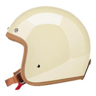 AMZ摩托车头盔男夏复古巡航半盔女机车四分之三头盔安全帽3c认证