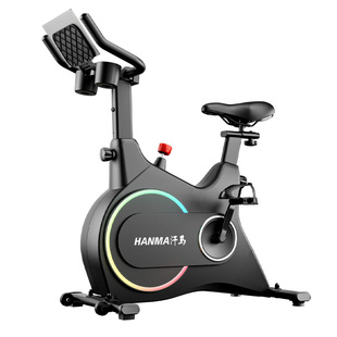汗马动感单车家用智能磁控静音自发电室内脚踏自行车减肥健身器材