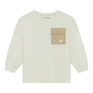 New Balance nb童装男女儿童时尚舒适长袖圆领T恤打底ND7DE31093