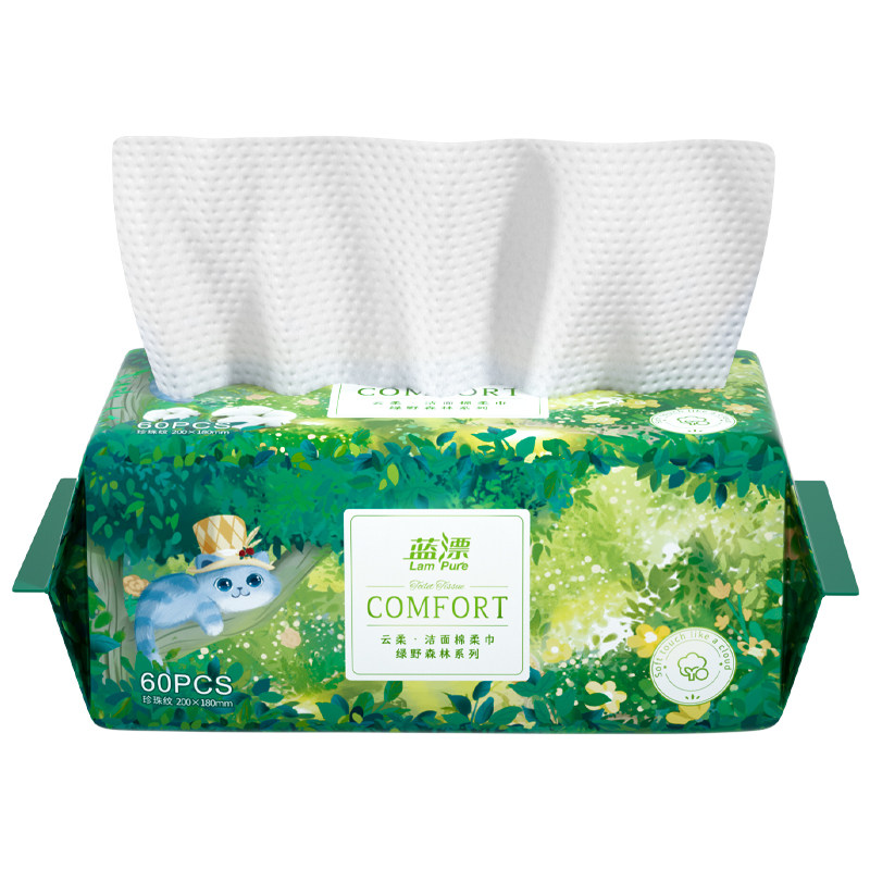 一次性绵柔巾加大加厚面巾纸